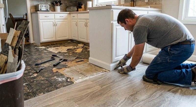 Linoleum Floor Installation in Harbeson, DE
