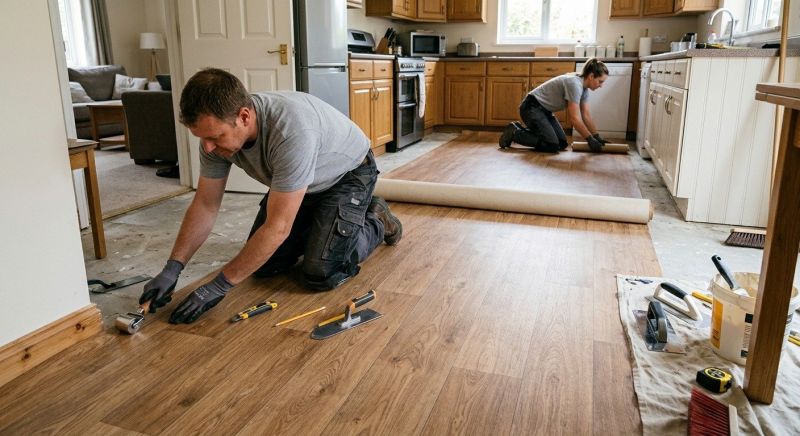Linoleum Floor Installation in Berlin, MD