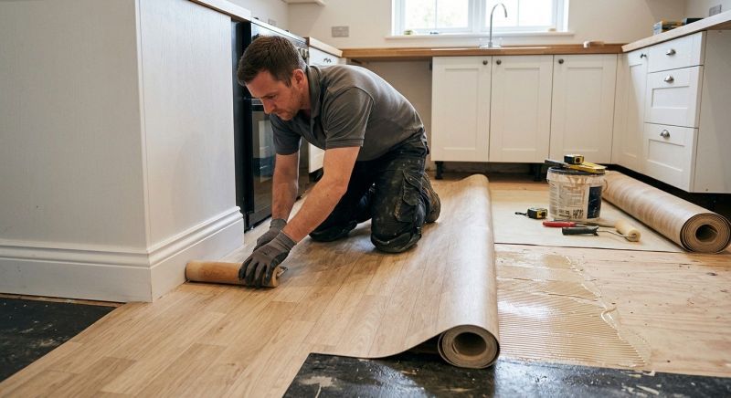 Sheet Linoleum Installation in Pocomoke City, MD