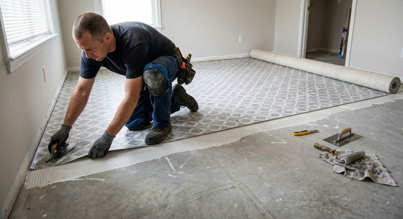 Sheet Vinyl Installation in Ocean City, MD